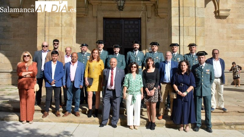 La Guardia Civil de Lumbrales celebra la fiesta de su Patrona con las autoridades de El Abadengo