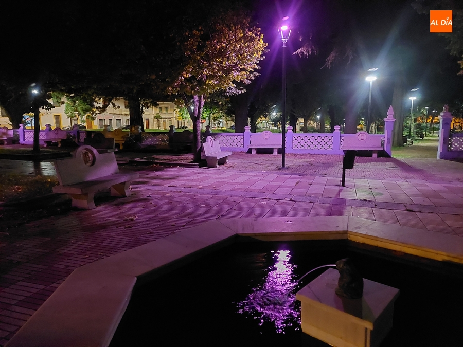 La Casa Consistorial y el Parque de los Tilos lucen de rosa contra el cáncer de mama