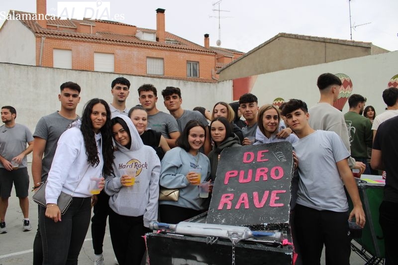 Las peñas de Alba de Tormes dan el pistoletazo de salida a sus fiestas patronales