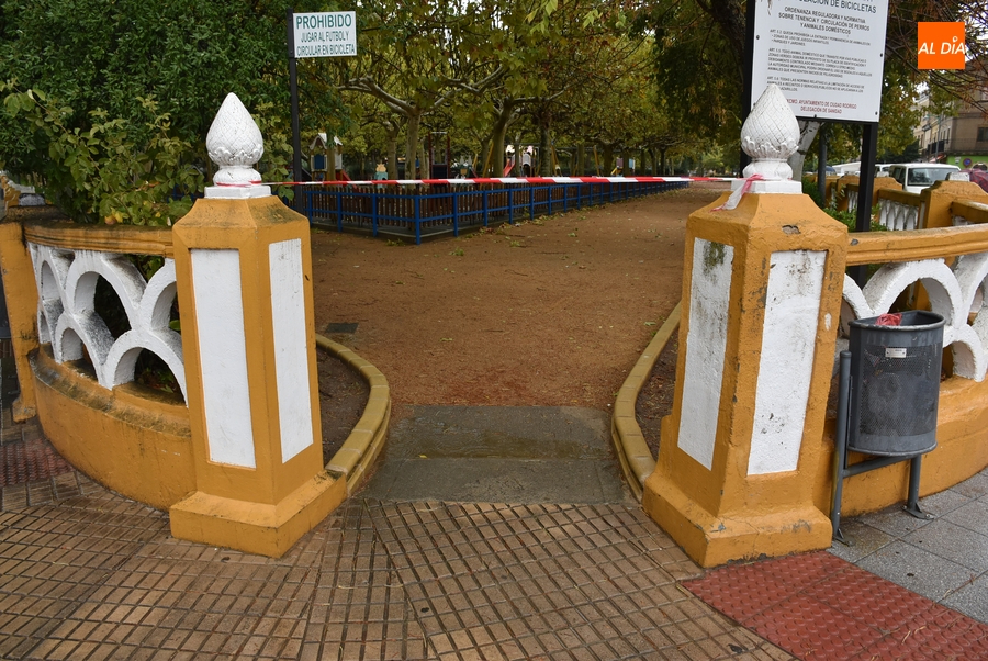 Cerrados por precaución los parques de Ciudad Rodrigo