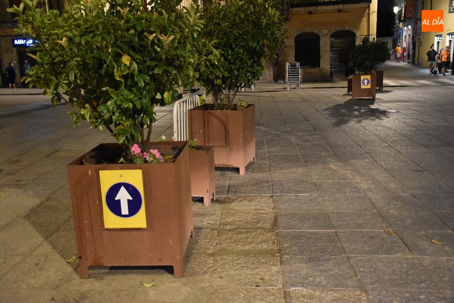 Prohibidos hasta el lunes el aparcamiento y los giros en la Plaza Mayor
