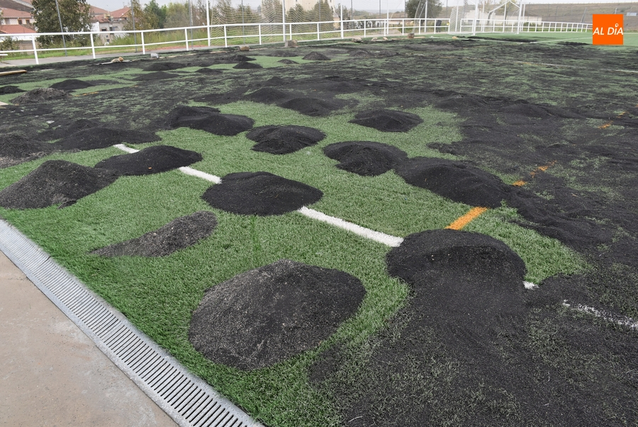 El campo de césped artificial tampoco estará disponible este fin de semana