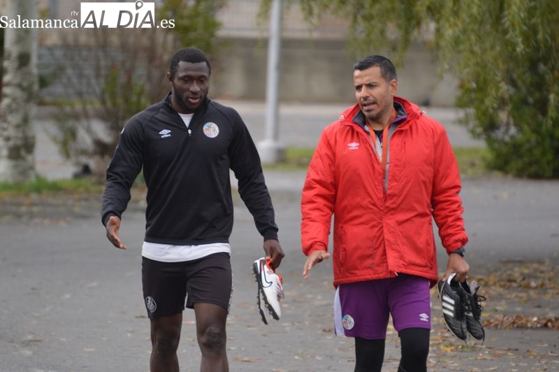 Souley entrena con el Salamanca UDS y Mati es baja contra el Cristo por su lesión de hombro