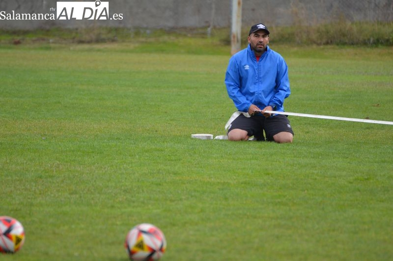Jehu descarta a Mati y cuenta con Souley para el partido aplazado del Salamanca UDS con el Cristo: El campo está bien, un poco blando por las lluvias
