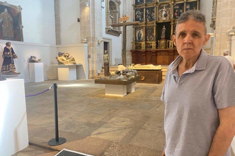 Peñaranda rendirá homenaje al escultor y autor de la patrona, Ricardo Flecha, en un sentido funeral