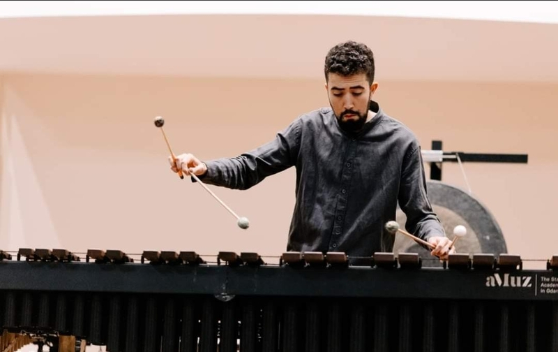 Víctor González-Mohíno percusionista de Erasmus en Alemania: La visión internacional es clave, y más siendo músico