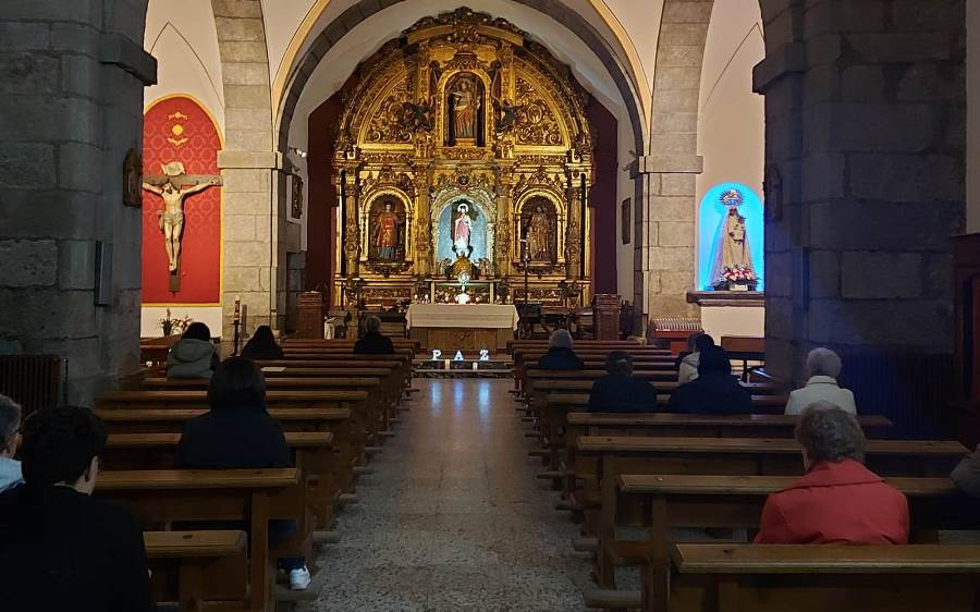 San Andrés ora por la paz en Israel y Palestina