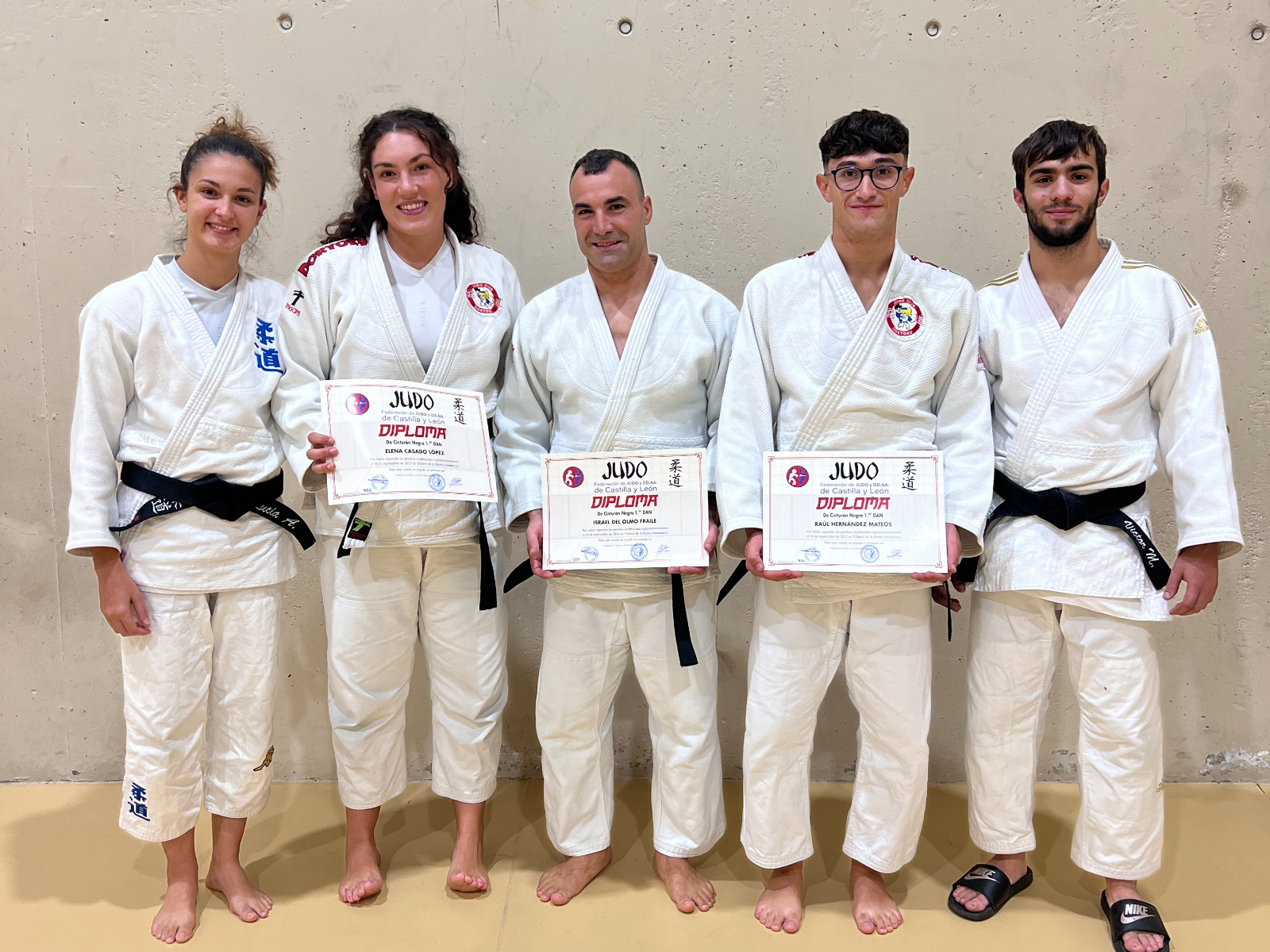 Tres judokas salmantinos obtienen el cinturón Negro de Judo, la distinción más alta que hay