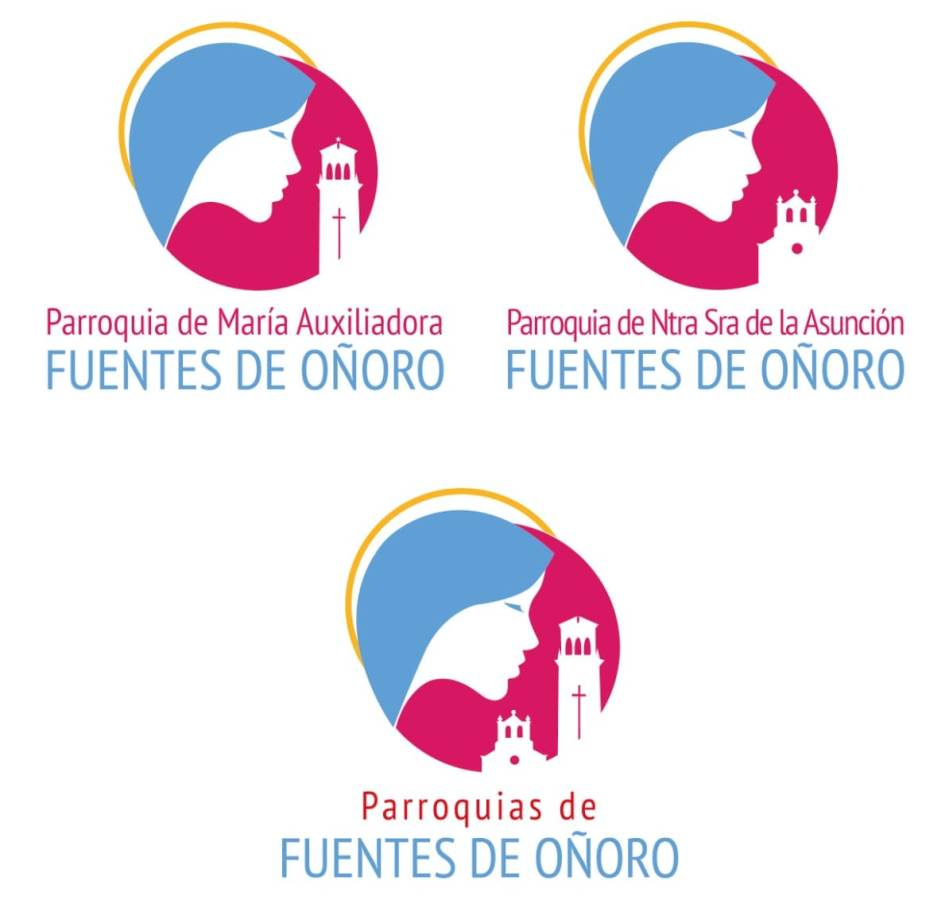 Las parroquias de Fuentes de Oñoro estrenan logotipos