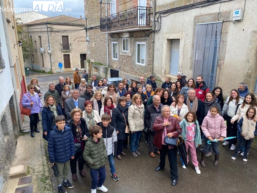Homenaje y reencuentro en Masueco en recuerdo de Juan Egido Cuadrado El comerciante y Joaquina Moronta