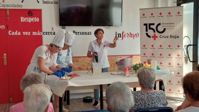 Cruz Roja organiza en la provincia talleres sobre hábitos alimentarios seguros  