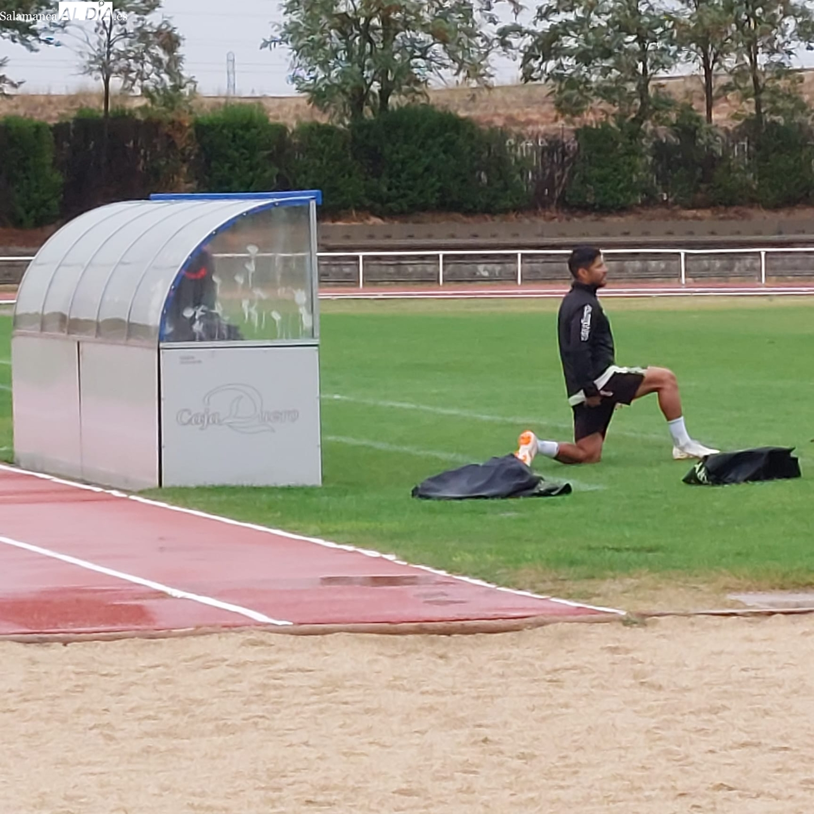 Martín Galván no realiza el último entrenamiento de la semana en el Salamanca UDS y su presencia en Villaralbo peligra seriamente