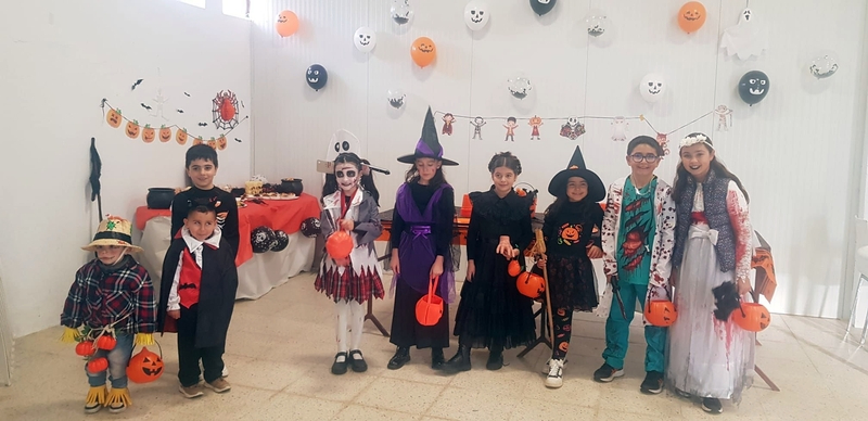 Los niños de Cerralbo se adelantan a la celebración de Haloween