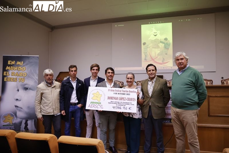 La solidaridad taurina aporta cerca de 42.000 euros a AERSCYL