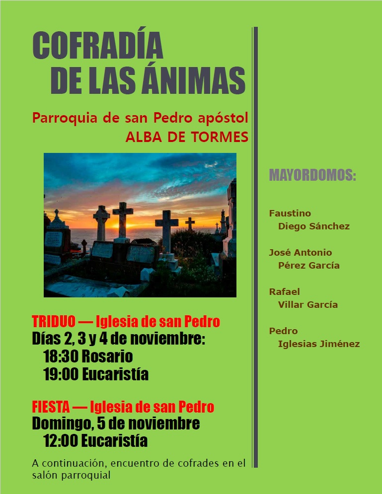Triduo y fiesta de las Ánimas