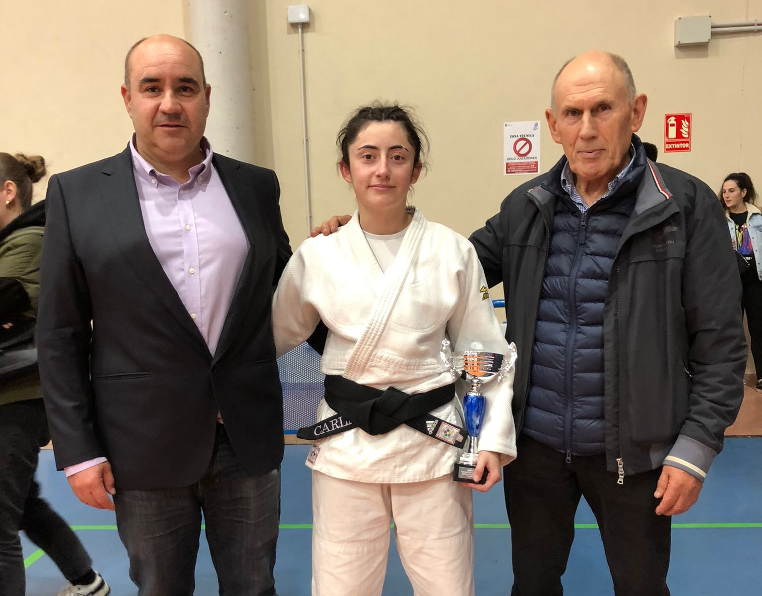 Carla García Mateos, campeona de Castilla y León de judo de manera brillante