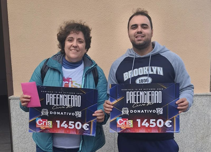 Donativo de 1.450 euros para ‘Cris contra el cáncer’
