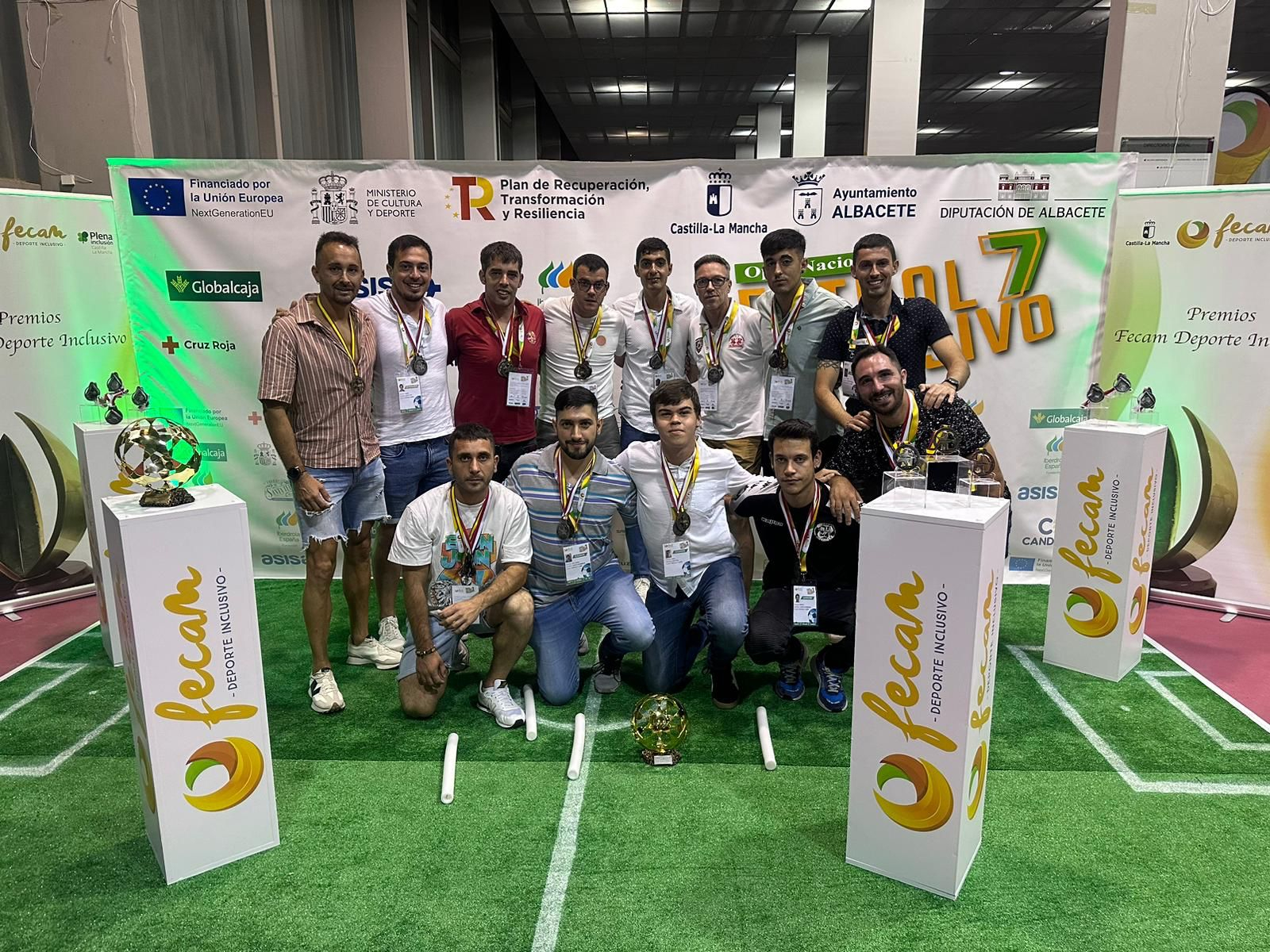 Castilla y León se proclama de nuevo campeona de España de Fútbol 7 Inclusivo con jugadores de Salamanca en sus filas