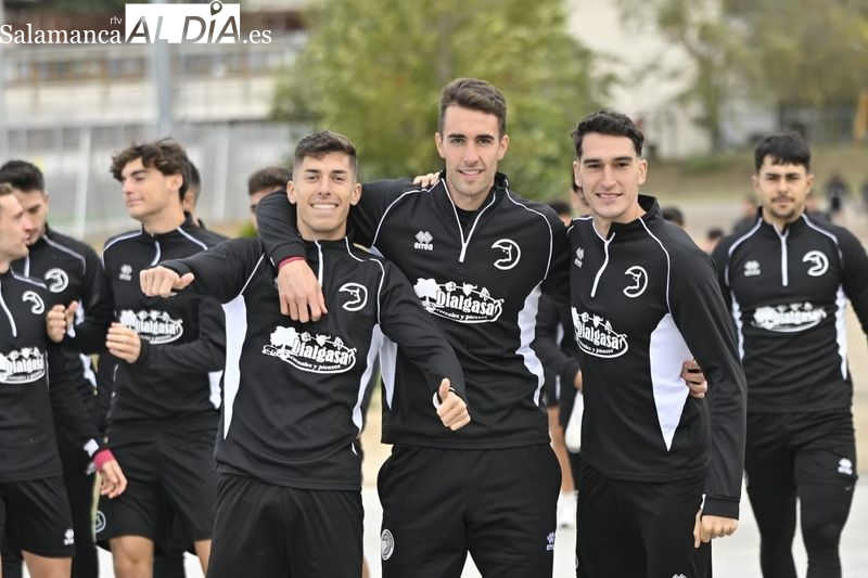 Unionistas recupera la sonrisa para preparar el partido ante el Arenteiro