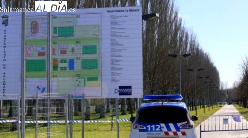 Se mantiene el cierre de parques y la zona arbolada de La Aldehuela 