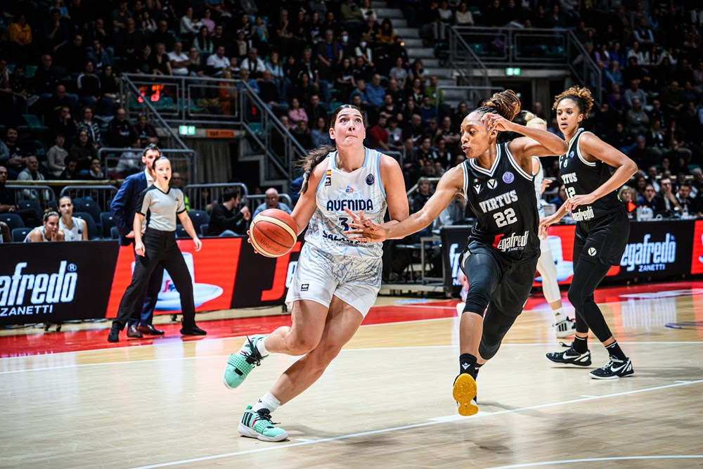 El Perfumerías Avenida pierde con la Virtus Bologna y Fasoula hace saltar las alarmas al caer lesionada (79-75)