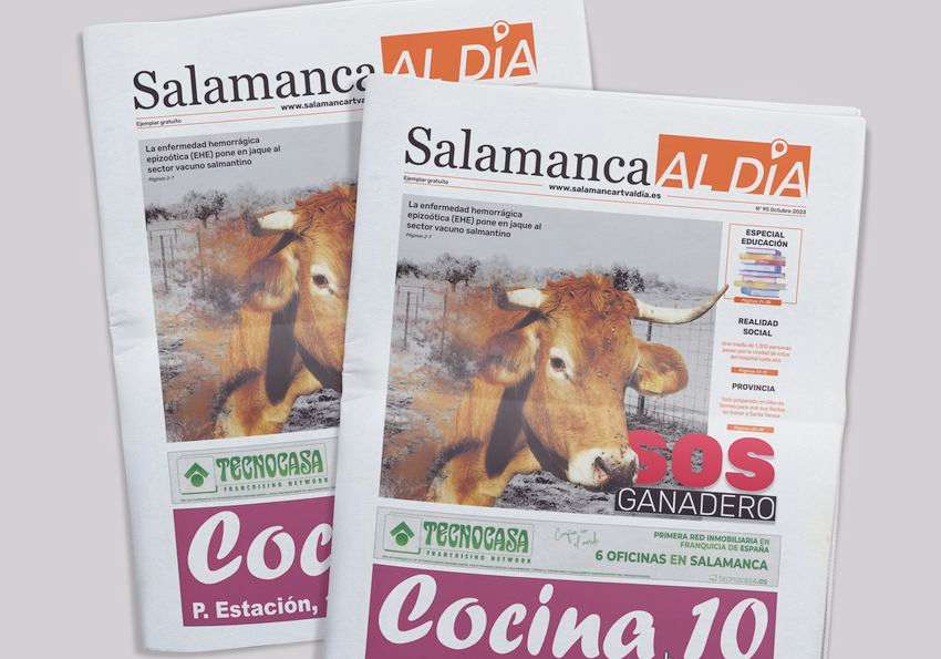 Ya está en la calle el número de octubre del periódico de papel SALAMANCA AL DÍA