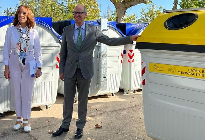 Los 220 nuevos contenedores que se repartirán por la provincia de Salamanca