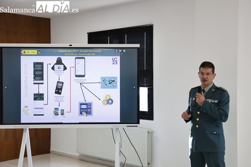 La Guardia Civil de Salamanca desmantela una banda de ciberdelincuentes que estafó más de 3 millones de euros