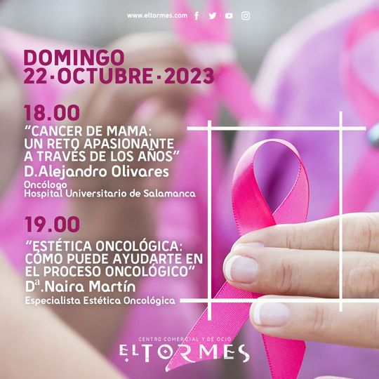 Actividades en el CC El Tormes para concienciar y visibilizar el cáncer de mama