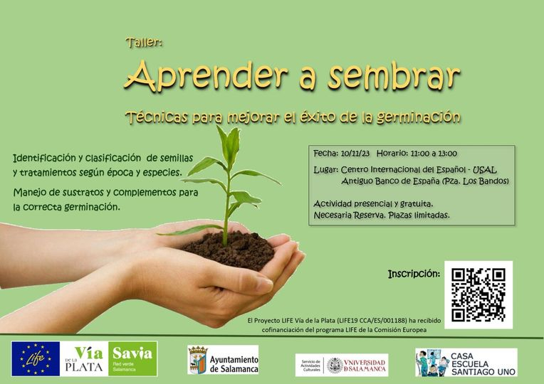 ¿Te gusta la jardinería? El ayuntamiento organiza un taller gratuito para tener éxito en la germinación de semillas 