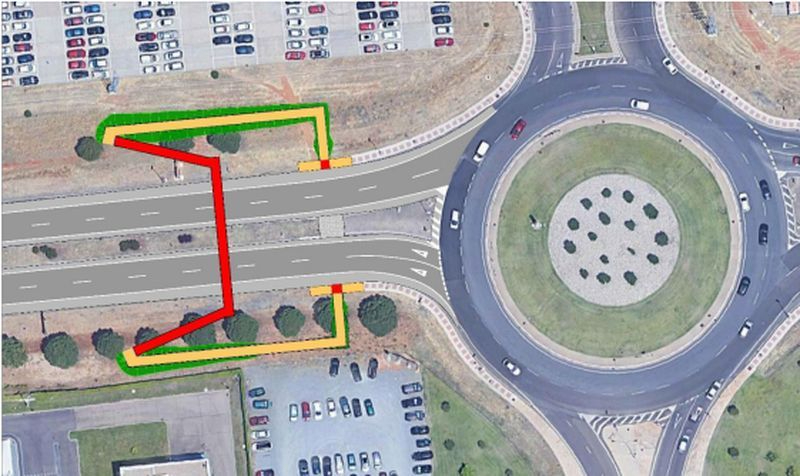 Carbajosa reivindica al Gobierno una mayor celeridad con la la pasarela que unirá los polígonos industriales