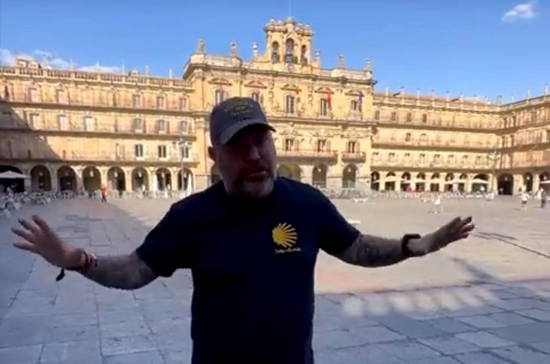 El vídeo viral de Salamanca con el popular influencer estadounidense, Larry Shy