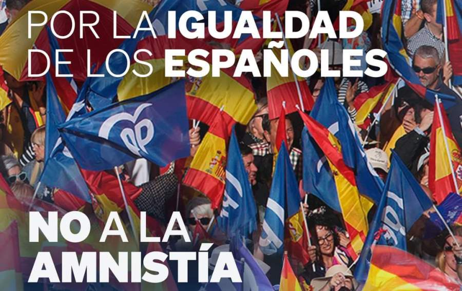 El PP fleta un bus para acudir a la manifestación contra la amnistía de Salamanca