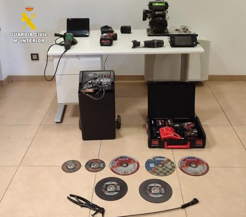 Detenido en Parada de Rubiales el autor del asalto a un taller mecánico