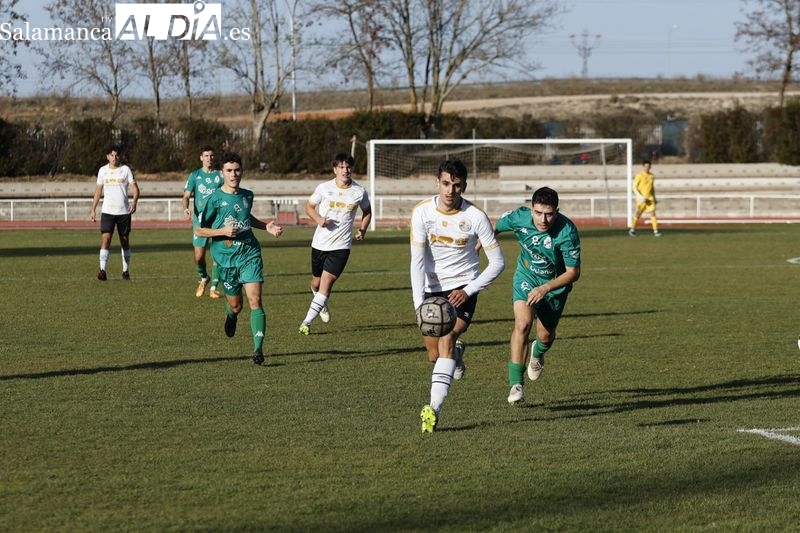 El filial del Salamanca UDS se rehace con una victoria sobre el Onzonilla (2-1)
