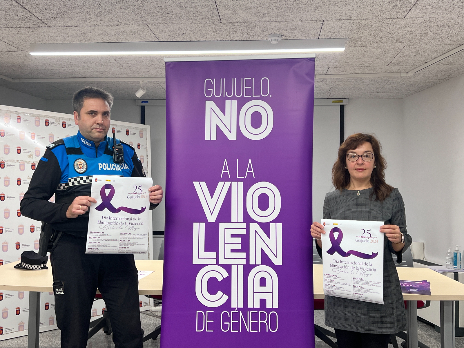 Guijuelo se suma a los actos por el Día Internacional de la Eliminación de la Violencia contra la Mujer