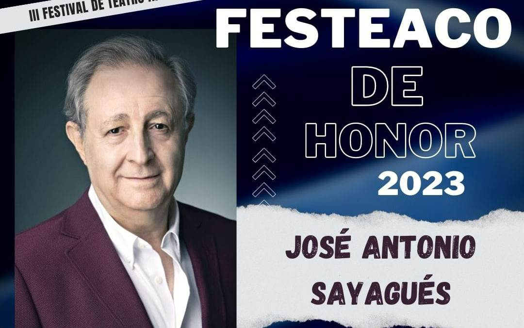 El Festeaco bajará el telón el domingo distinguiendo a José Antonio Sayagués