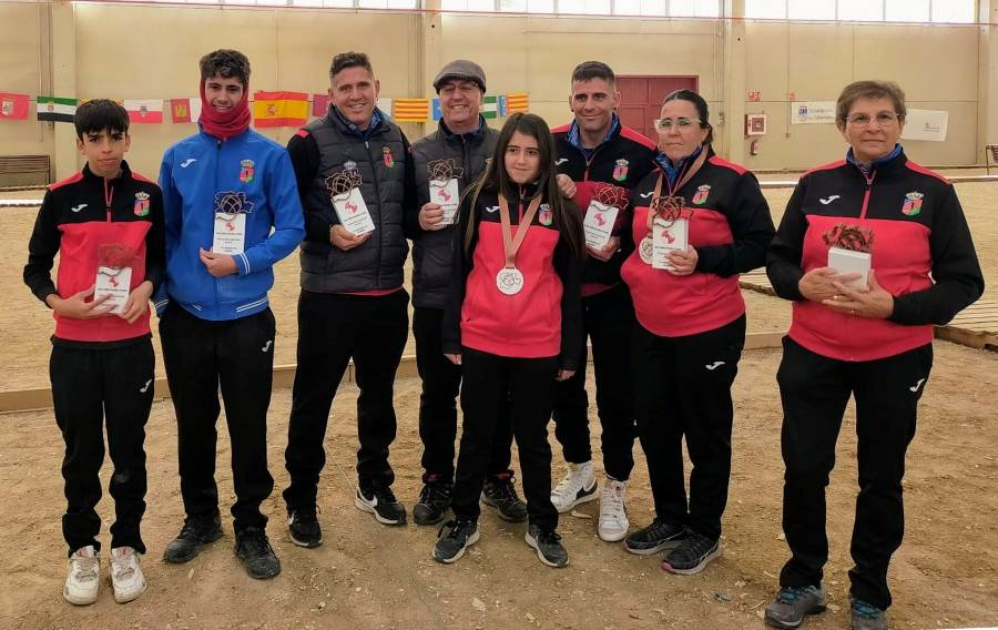 Varios mirobrigenses suben al podio en el Torneo Nacional de Petanca de Castilla y León