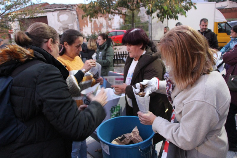 Castañada solidaria y cine, protagonistas de un fin de semana en familia en Babilafuente