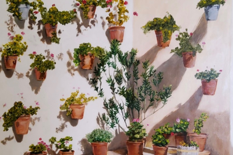 La exposición ‘Trazos’ de artista de Nava de Sotrobal Macario Ramos, llega este jueves al CDS