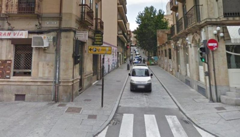 La céntrica calle salmantina que estará cerrada al tráfico durante dos semanas
