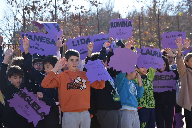 El IES Mateo Hernández se une al Félix Rodríguez de la Fuente y al José Herrero contra la violencia hacia la mujer