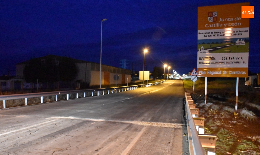 Completado el asfaltado de la Avenida de Béjar