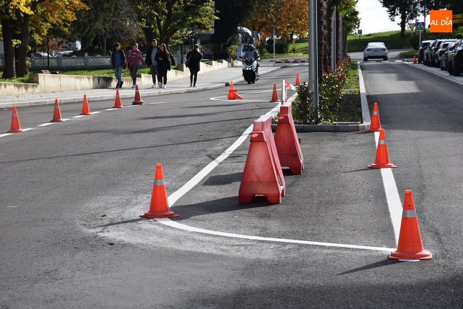 Turno para el pintado de la señalización horizontal para vehículos