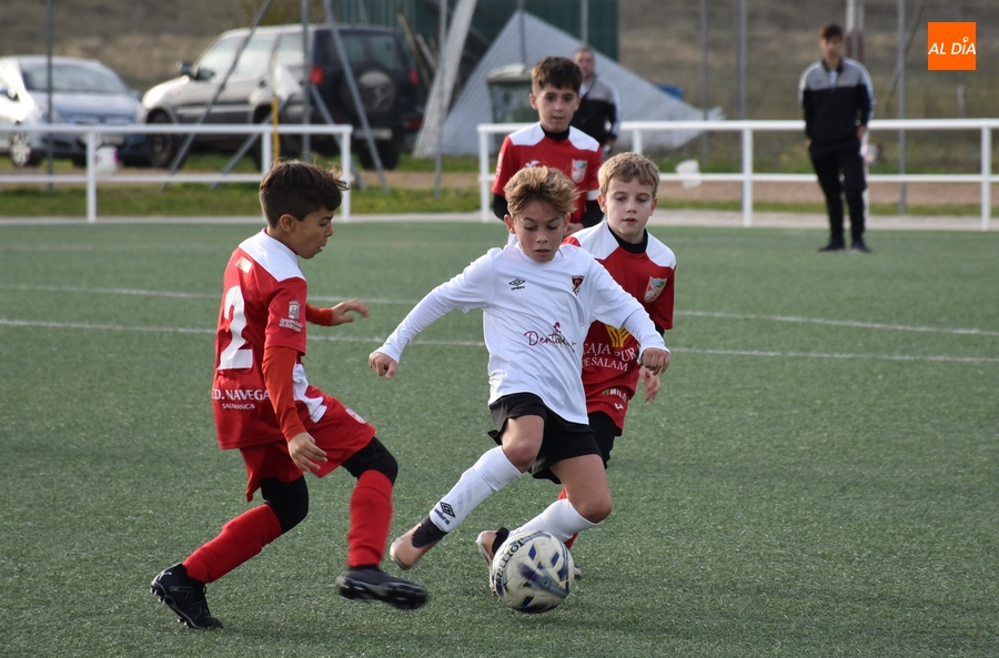 Contundente primera victoria como local del Benjamín del Ciudad Rodrigo
