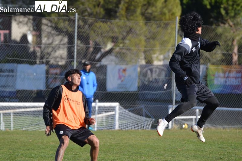 Mansour y Javi Navas no saltan al Anexo en el primer entrenamiento del Salamanca UDS pensando en La Nueva Balastera