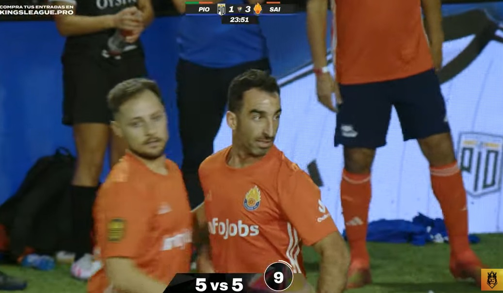 Alberto García anota otro gol en la Kingdom Cup