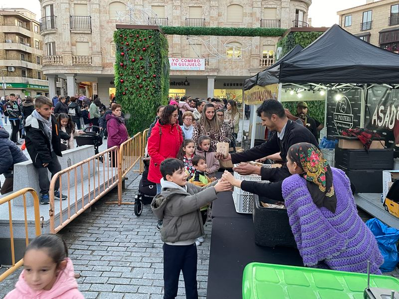 Castañada popular en Guijuelo 