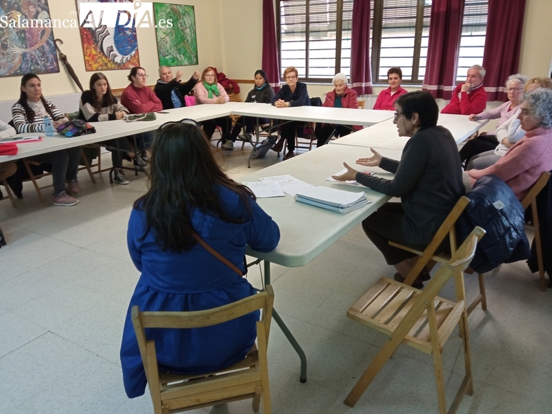 Monleras acoge la reunión del Espacio Comunitario del Mayor de la zona del Bajo Tormes