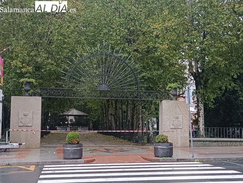 El temporal Ciarán se deja notar en la comarca de Béjar